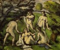 Cinco bañistas 2 Paul Cezanne Desnudo impresionista